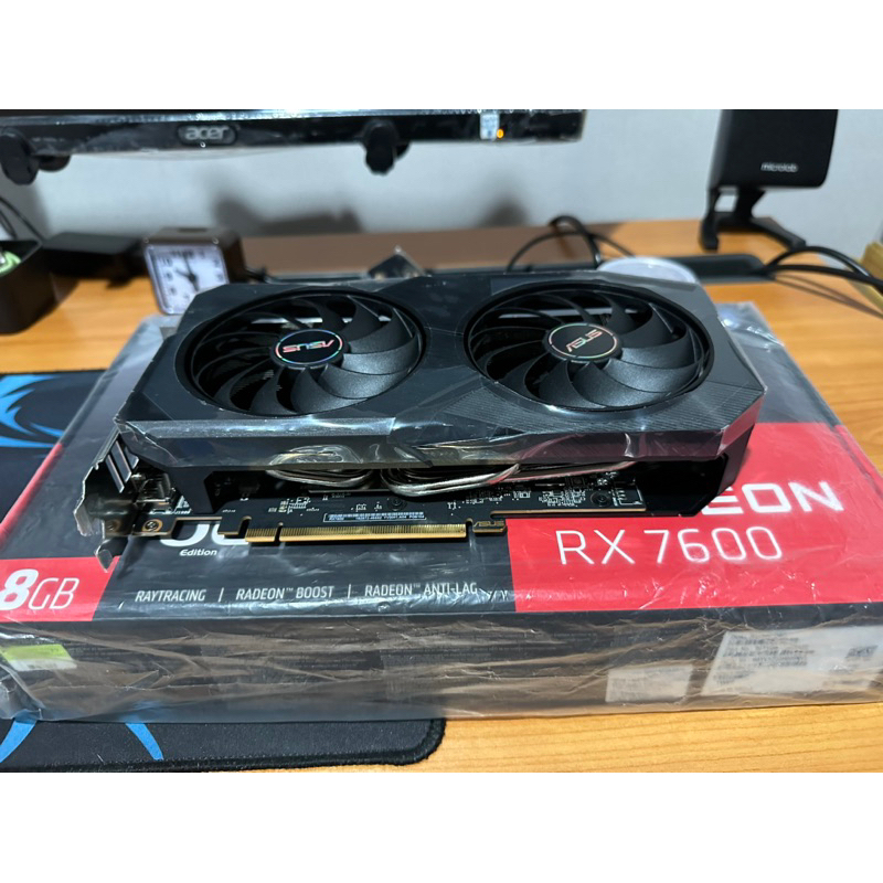 ขาย ASUS RX 7600 DUAL 8GB OC GDDR6 การ์ดจอ VGA AMD Radeon ซื้อเมื่อเดือน 7/2023