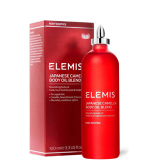 ✅พร้อมส่ง แท้💯🌈ส่งไว ELEMIS ออยล์บำรุงผิวกาย Japanese Camellia Body Oil 100 mL.