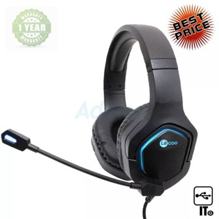 HEADSET (2.1) LECOO HT403 3.5m BLACK ประกัน 1Y หูฟัง หูฟังเกมมิ่ง หูฟังเล่นเกม เฮดเซ็ท เกมมิ่งเฮดเซ็ท