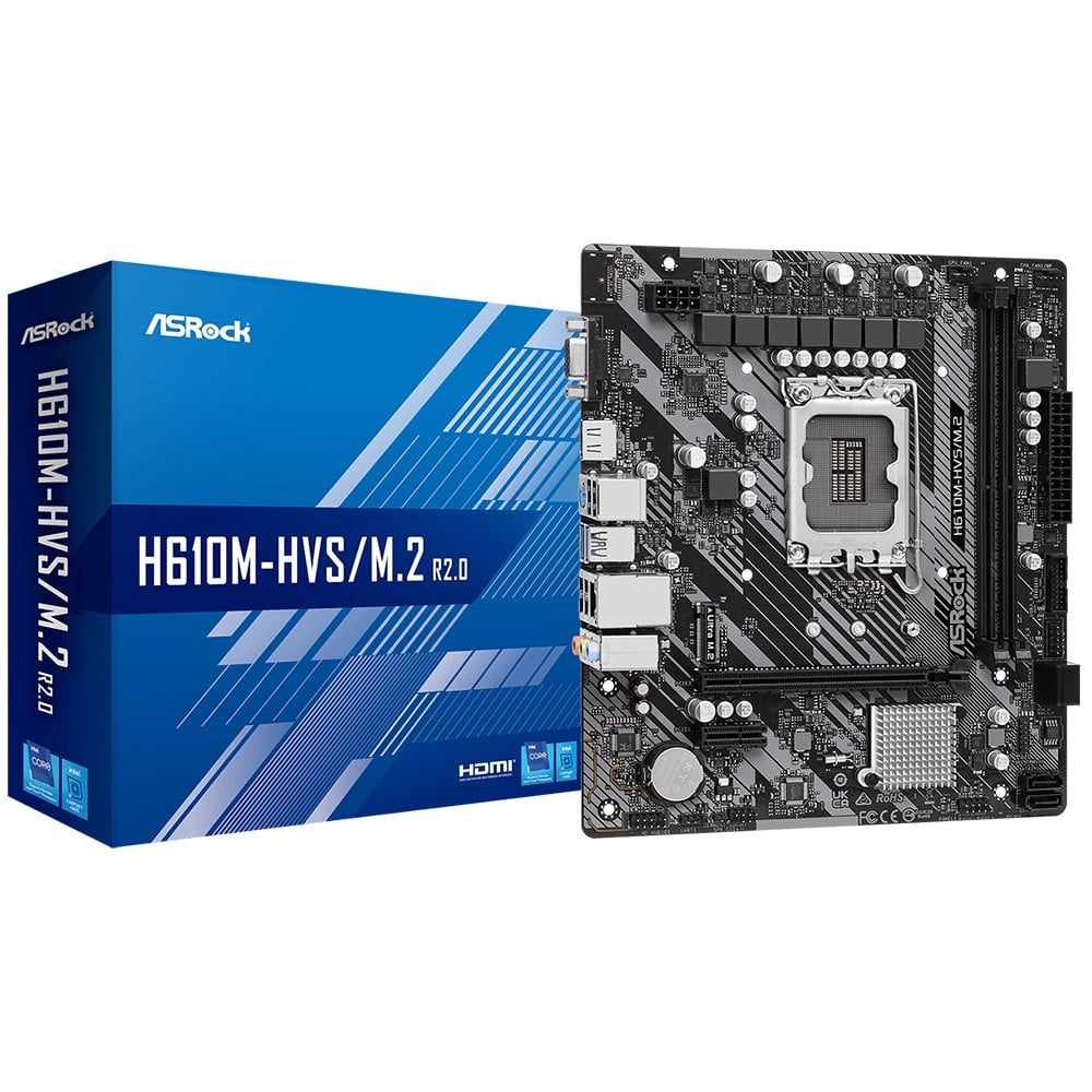 Mainboard  ASRock H610M-HVS/M.2-R2.0 DDR4 LGA-1700