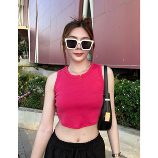 [Mr.Lee]เสื้อครอปชายเว้า Croptop ผ้าร่องเนื้อนุ่ม ยืดเยอะค่า น่ารักจนใจบางไปหมด ครอปกล้าม ท้าซัมเมอร์ รุ่น อนันดา กระชับ