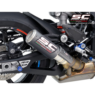 SC-Project ท่อไอเสียสำหรับ BMW S 1000 RR (2023) | CR-T Carbon with stoneguard grid