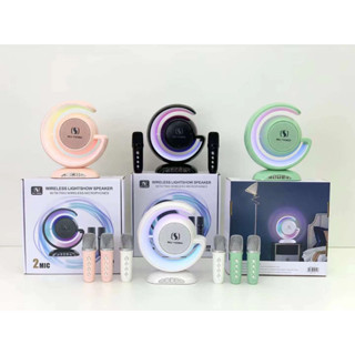 พร้อมส่งไม่ต้องรอ ลำโพงบลูทูธ Blutooth Speaker 2in1 ไมโครโฟน2อัน (รองรับUSB/TF/AUX) ลำโพงบลูทูธแบบพกพาYS110