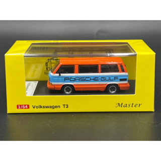 Master 1:64  VW Type 2 Van T3 Carrera Bus B32 orange blue