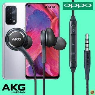 หูฟัง สมอลทอล์ค OPPO Aux 3.5 In-Ear ออปโป้ อินเอียร์ เสียงดี เบสหนัก สายถักทนทาน เล่น-หยุดเพลง-เพิ่ม-ลดระดับเสียง A74 5G