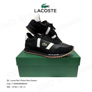 Lacoste รองเท้าผ้าใบชาย รุ่น Lacoste Mens Partner Retro Sneakers Code: 7-42SMA0048454