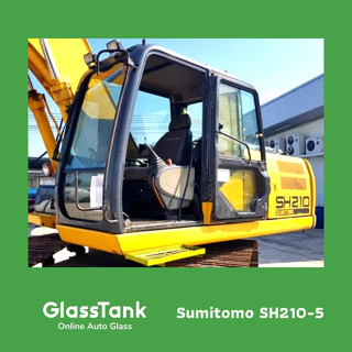 กระจกบานขวาใหญ่ รุ่น 5 Sumitomo SH210 กระจกแม็คโคร