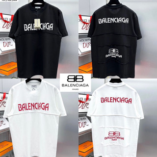 BALENCIAGA T-SHIRT UNISEX 🖤🤍 เสื้อยืด Balenciaga 🏷️Hiend 1:1 cotton 💯 ร้านค้าจัดส่งไว