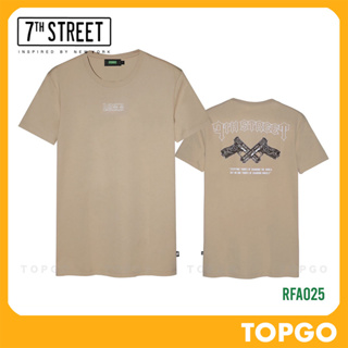 เสื้อยืด แนวสตรีท 7th Street รุ่น Ready fire aim (มอคค่า) RFA025 ของแท้