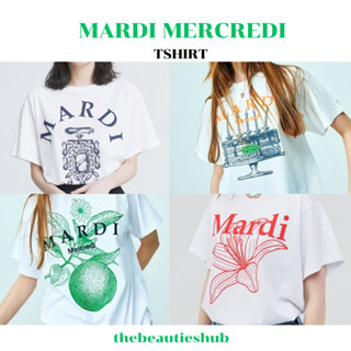 พร้อมส่ง - เสื้อยืด mardi mercredi รวมหลายลาย