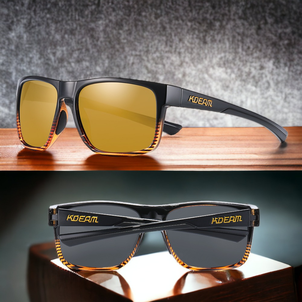 KDEAM แบรนด์แท้ 100% ร้านไทยส่งเร็ว แว่นตากันแดด เลนส์ Polarized แว่นกันแดดผู้ชาย (ผู้หญิงใส่ได้) รูปที่ 5