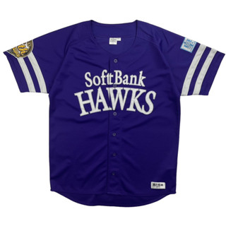 เสื้อเบสบอล SoftBankHAWKS Size S-L