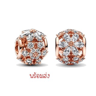 Pandora rose charm ดอกไม้เพชร