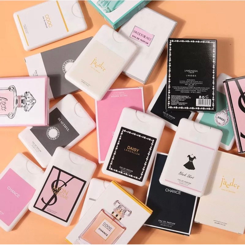 ✨ น้ำหอม Pocket Perfume น้ำหอมสเปรย์การ์ด 20ml.