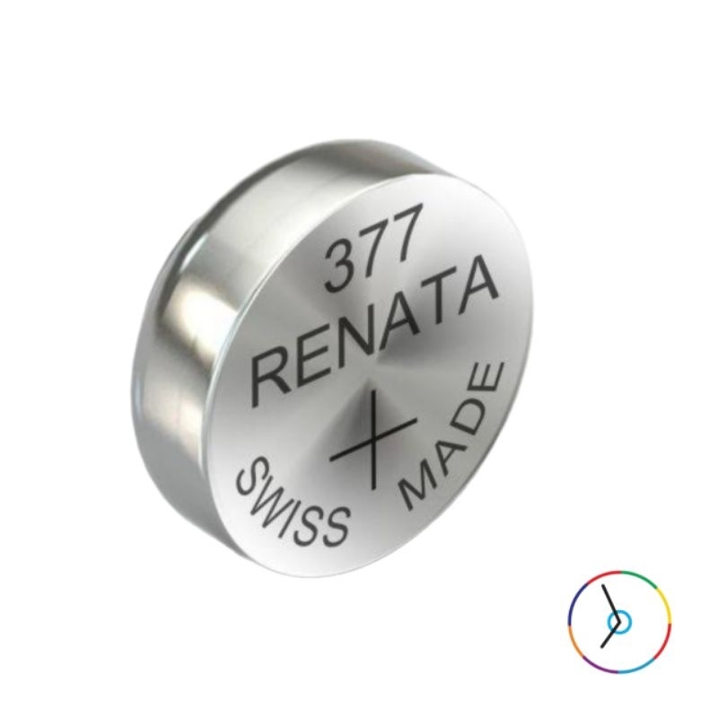 ถ่านกระดุม ถ่านนาฬิกา Renata 377 หรือ SR626SW , 626SW  (แพคละ 1 เม็ด)