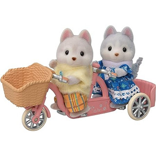 ชุดตุ๊กตา/เฟอร์นิเจอร์ Sylvanian Families [ชุดปั่นจักรยานที่เป็นมิตร -Husky Brothers-] DF-15