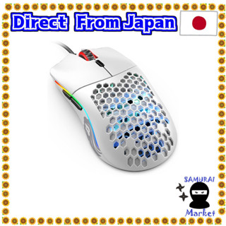 【Direct From Japan】 GLORIOUS Gaming Mouse MODEL O MOUSE MATT WHITE Lightweight honeycomb design Omron switch