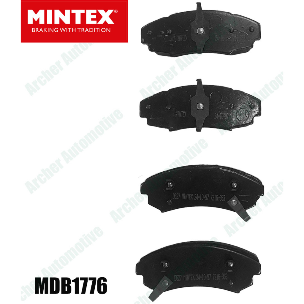 ผ้าเบรก หน้า (brake pad) CADILLAC Allante, Eldorado, Seville (USA) ปี 1987 - 1992