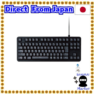 【Direct From Japan】 ELECOM Gaming Keyboard Cable Mechanical Mechanical 50 million Tales Durable Switch All Kie Roll Over Clicky Blue Axis Japanese Language Black TK-GK20CBK