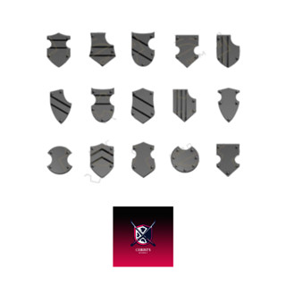 Warhammer 40k proxy parts Shoulder Shields03