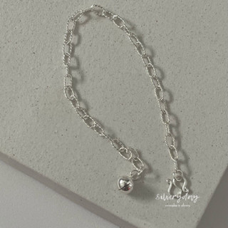 silvery.day | Spiral chain bracelet