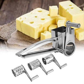 ที่ขูดชีส 3หัวขูด Multi Function Cheese Grater Cheese มัลติฟังก์ชั่นแบบพกพา เครื่องบดชีส -มีพร้อมส่ง-