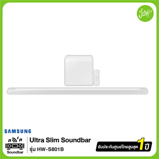 SAMSUNG Ultra Slim Soundbar HW-S801B ลำโพงซาวด์บาร์ รุ่น HW-S801B/XT ระบบเสียง 3.1.2 Ch (330W) Soundb