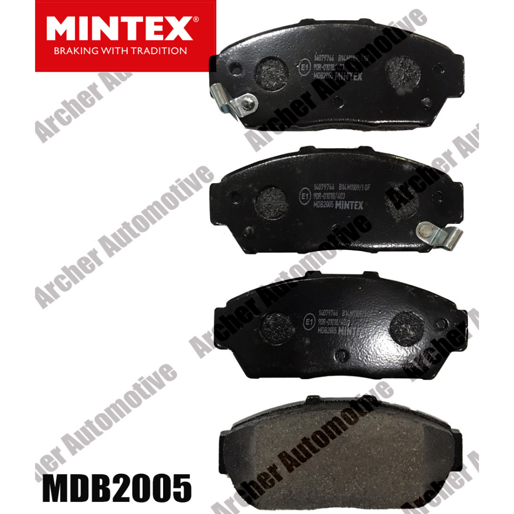 ผ้าเบรก หน้า (brake pad) HONDA Integra-R ปี 1998