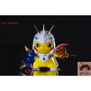 OI Studio - Pikachu Cosplay Digimon Omegamon Original Color DIGIMON ADVENTURE ดิจิม่อนแอดเวนเจอร์ โอเมกาม่อน พิคาชู