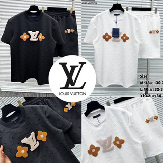 ชุดเซท Louis Vuitton 🖤🤍 เสื้อยืด + กางเกงขาสั้น 🩳 Hiend 1:1 | พร้อมส่งจากไทย | ร้านค้าจัดส่งไว