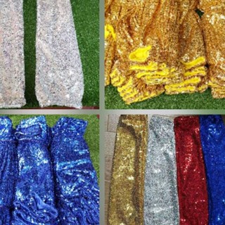 สั่งผลิต7-14วัน ปลอกแขนแสตนเชียร์กีฬาสี รุ่นผ้าเลื่อมไม่มีซับใน
