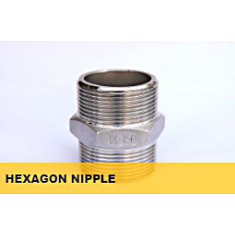 นิปเปิ้ลสแตนเลส 304 ขนาด 1/8" - 2" NIPPLE STAINLESS