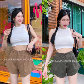 crop..shop กางเกงผ้าสวยมาก​ใส่สบาย​สุดๆ​ งานเย็บสวยมาก​ ทางสวย​งานฟรีไซต์กระดุมหน้าใส่สบาย ดูแพงมากๆ​จ้า