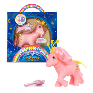 (ของแท้100%) My Little Pony Celestial Ponies - Milky Way - Retro 4" Collectible Figure - New 40th Anniversary