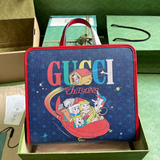 พรี​ ราคา4000 Gucci กุชชี่ 605614 tote กระเป๋าหิ้ว28.5*25*11cm