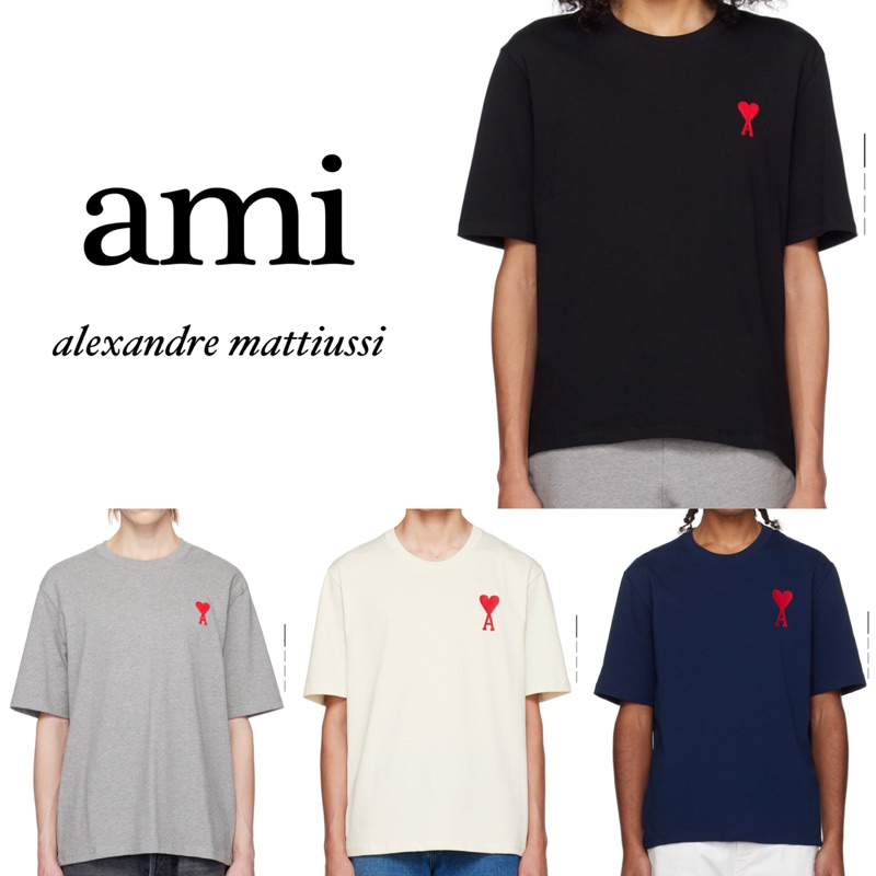 Ami Paris De Coeur Tee Shirt เสิ้อยืด Ami Paris มือ 1 แท้ 100%