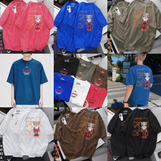 เสื้อยืดแขนสั้น Off White x Kaws 🔖 Unisex 👱🏻‍♂️👩🏼‍🦰 cotton 💯 ผ้านุ่ม ใส่สบายตัว พร้อมส่งจากไทย 🚚 ร้านค้าจัดส่งไว
