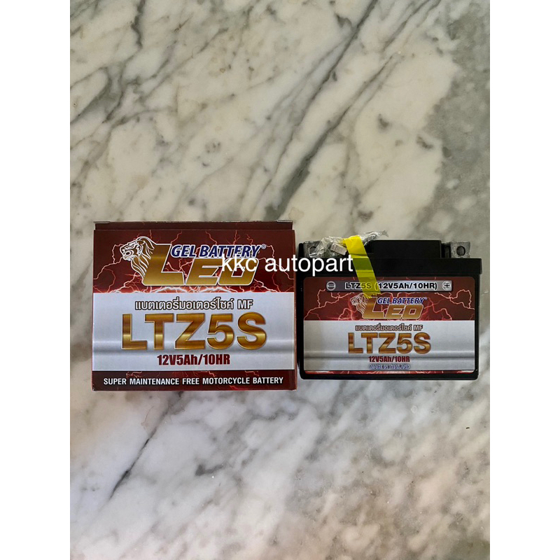 แท้ แบตเตอรี่แห้งมอเตอร์ไซค์ LEO LTZ5S สตาร์ทมือ สตาร์ทเท้าราคา 245 บาท