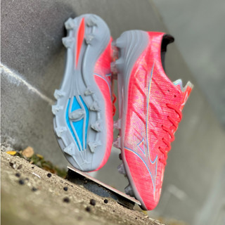 รองเท้า สตั๊ด ฟุตบอล มิซูโน่ อัลฟ่า Mizuno Alpha รุ่นท็อปเจแปน ฟรี ของแถม ถุงผ้า + ดันทรง + กล่อง ถ่ายจากสินค้าจริง