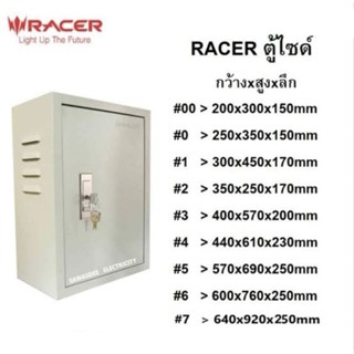 RACER ตู้สวิทช์บอร์ด ฝาจม