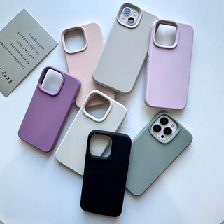 เคส สำหรับ ไอโฟน ซิลิโคน สินค้าพร้อมส่งจากไทย สำหรับ Iphone 14 13 12 11 Pro max เคสสีพื้น พรีเมี่ยม TPU-R1830