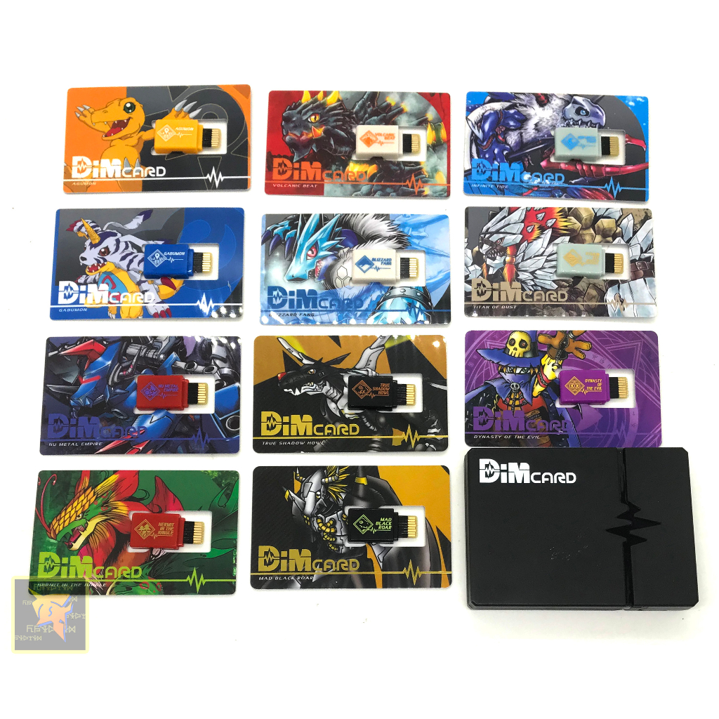 Dim Card Multi Color Choice มือสอง พร้อมเล่น แยกขาย ราคาถูก Digimon Vital Bracelet Digital Monster Dimcard Holster