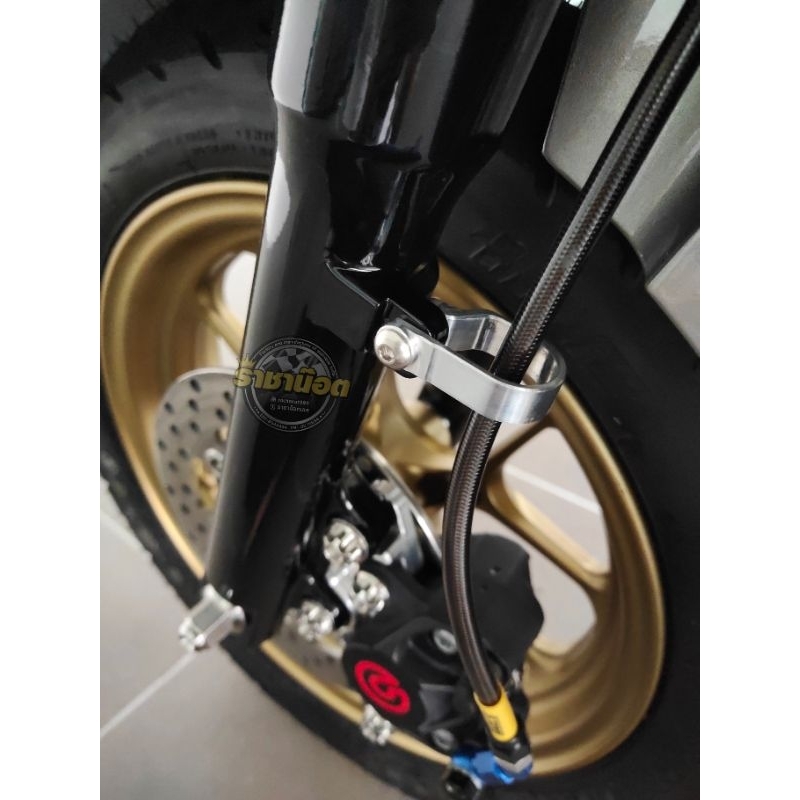 ล็อคสายเบรคgiorno. Lead..Click.adv150.adv160. สแตนเลส (เบรคเดิม,เบรคแต่ง)