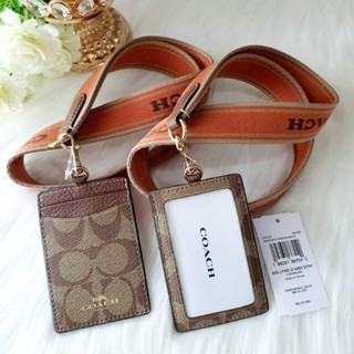 Coach ID Lanyard In Signature​ Canvas​