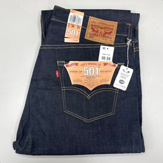 กางเกงยีนส์ ลีวายส์ Levis 501 White Oak ริมแดง ผ้าดิบ Made in Mexico