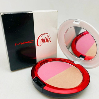 ส่งฟรี MAC Split Pan Blush Duo Limited Edition 10g สี Tickled Punk / Cruella Intentions  บลัชออน AUG02