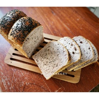 รอบส่งถัดไป 26 ก.ย. 66 ขนมปังไรซ์เบอร์รี่งาดำ Riceberry and black sesame soft bread