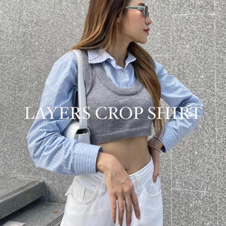 JARIN | LAYERS CROP SHIRT