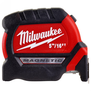 ตลับเมตร สายวัด Milwaukee รุ่น Magnetic Tape Measure (หัวแม่เหล็ก) 5เมตร / 16 ฟุต 48-22-0616