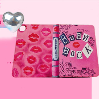 เคสไอแพด Gen9 10.2 Air5 Y2K Mean Girls เคสiPad Burn Book Gen8 Gen10 Air4 Case iPad มีที่เก็บปากกา 11pro gen6/5 Pro10.5